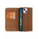 Dux Ducis Skin X2 skal till iPhone 14 skal med magnetisk flik brun