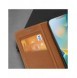 Dux Ducis Skin X2 skal till iPhone 14 skal med magnetisk flik brun