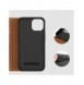 Dux Ducis Skin X2 skal till iPhone 14 skal med magnetisk flik brun
