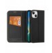 Dux Ducis Skin X2 skal till iPhone 14 Plus skal med magnetisk flik svart
