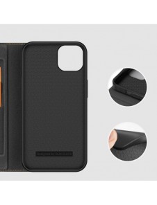 Dux Ducis Skin X2 skal till iPhone 14 Plus skal med magnetisk flik svart