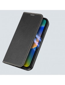 Dux Ducis Skin X2 skal till iPhone 14 Plus skal med magnetisk flik svart
