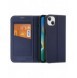 Dux Ducis Skin X2 skal till iPhone 14 Plus skal med magnetisk flik blå