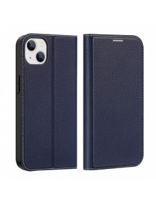 Dux Ducis Skin X2 skal till iPhone 14 Plus skal med magnetisk flik blå