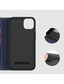 Dux Ducis Skin X2 skal till iPhone 14 Plus skal med magnetisk flik blå