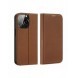 Dux Ducis Skin X2 skal till iPhone 14 Pro skal med magnetisk flik brun
