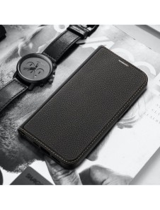 Dux Ducis Skin X2 fodral till iPhone 14 Pro magnetiskt flipfodral svart