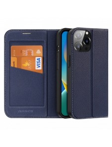 Dux Ducis Skin X2 fodral för iPhone 14 Pro Max fodral med magnetisk flik blå