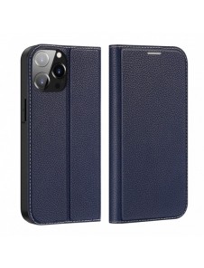Dux Ducis Skin X2 fodral för iPhone 14 Pro Max fodral med magnetisk flik blå
