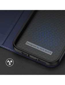 Dux Ducis Skin X2 fodral för iPhone 14 Pro Max fodral med magnetisk flik blå