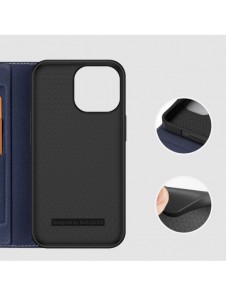 Dux Ducis Skin X2 fodral för iPhone 14 Pro Max fodral med magnetisk flik blå
