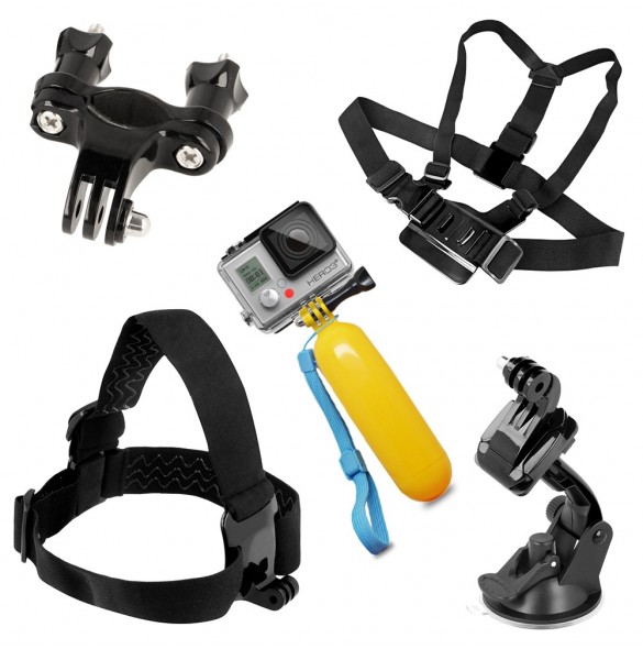 9 in 1 Accessories Set for GoPro HERO 4, Hero 3, Hero 3+, Hero 2, Hero 1