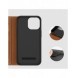Dux Ducis Skin X2 skal till iPhone 14 Pro Max skal med magnetisk flik brun
