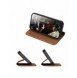 Dux Ducis Skin X2 skal till iPhone 14 Pro Max skal med magnetisk flik brun