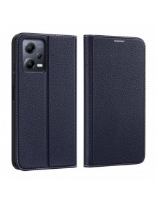 Dux Ducis Skin X2 Fodral För Xiaomi Redmi Note 12 5G / Poco X5 5G Cover Flip Plånboksställ Blå