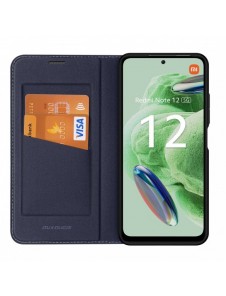 Dux Ducis Skin X2 Fodral För Xiaomi Redmi Note 12 5G / Poco X5 5G Cover Flip Plånboksställ Blå
