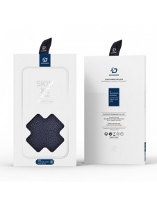 Dux Ducis Skin X2 Fodral För Xiaomi Redmi Note 12 5G / Poco X5 5G Cover Flip Plånboksställ Blå