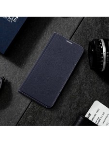 Dux Ducis Skin X2 Fodral För Xiaomi Redmi Note 12 5G / Poco X5 5G Cover Flip Plånboksställ Blå