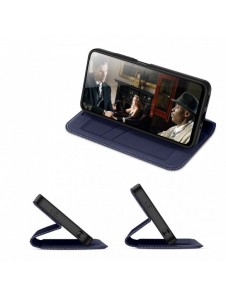 Dux Ducis Skin X2 Fodral För Xiaomi Redmi Note 12 5G / Poco X5 5G Cover Flip Plånboksställ Blå