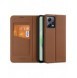 Dux Ducis Skin X2 Fodral för Xiaomi Redmi Note 12 5G / Poco X5 5G Cover Flip Plånboksställ Brun