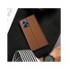 Dux Ducis Skin X2 Fodral för Xiaomi Redmi Note 12 5G / Poco X5 5G Cover Flip Plånboksställ Brun
