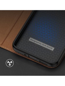 Dux Ducis Skin X2 Fodral för Xiaomi Redmi Note 12 5G / Poco X5 5G Cover Flip Plånboksställ Brun