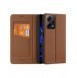 Dux Ducis Skin X2 fodral till Xiaomi Redmi Note 12 Pro+ flip cover plånboksställ brun