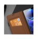 Dux Ducis Skin X2 fodral till Xiaomi Redmi Note 12 Pro+ flip cover plånboksställ brun