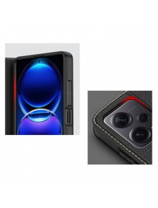 Dux Ducis Skin X2 fodral till Xiaomi Redmi Note 12 Pro+ flip cover plånboksställ brun