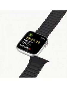 Dux Ducis Strap (Armor Version) Apple Watch SE Strap, 9, 8, 7, 6, 5, 4, 3, 2, 1 (41, 40, 38 mm) Silikon magnetbandsarmband Sv