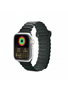 Dux Ducis Strap (Armor Version) Apple Watch SE-rem, 9, 8, 7, 6, 5, 4, 3, 2, 1 (41, 40, 38 mm) magnetiskt silikonarmband grönt