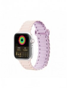 Dux Ducis Strap (Armor Version) Apple Watch Ultra, SE, 9, 8, 7, 6, 5, 4, 3, 2, 1 (49, 45, 44, 42 mm) Silikonmagnetarmband Ros