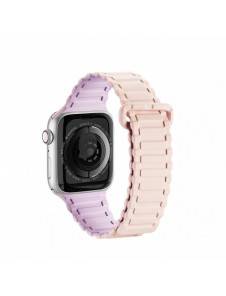 Dux Ducis Strap (Armor Version) Apple Watch Ultra, SE, 9, 8, 7, 6, 5, 4, 3, 2, 1 (49, 45, 44, 42 mm) Silikonmagnetarmband Ros