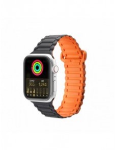 Dux Ducis Strap (Armor Version) Armband Apple Watch Ultra, SE, 9, 8, 7, 6, 5, 4, 3, 2, 1 (49, 45, 44, 42 mm) Silikonmagnetarm