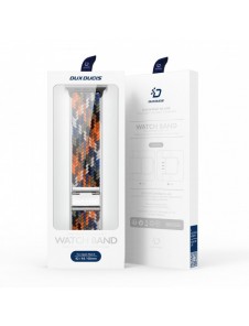 Dux Ducis-rem (Mixture II-version) Apple Watch SE-rem, 9, 8, 7, 6, 5, 4, 3, 2, 1 (41, 40, 38 mm) flätat kamoarmband