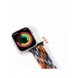 Dux Ducis-rem (Mixture II-version) Apple Watch SE-rem, 9, 8, 7, 6, 5, 4, 3, 2, 1 (41, 40, 38 mm) flätat kamoarmband