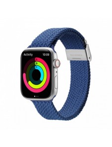 Dux Ducis-rem (Mixture II-version) Apple Watch Ultra, SE, 9, 8, 7, 6, 5, 4, 3, 2, 1 (49, 45, 44, 42 mm) flätat bandarmband bl