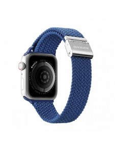 Dux Ducis-rem (Mixture II-version) Apple Watch Ultra, SE, 9, 8, 7, 6, 5, 4, 3, 2, 1 (49, 45, 44, 42 mm) flätat bandarmband bl