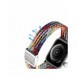 Dux Ducis-rem (Mixture II-version) Apple Watch Ultra, SE, 9, 8, 7, 6, 5, 4, 3, 2, 1 (49, 45, 44, 42 mm) flätat armband regnbå