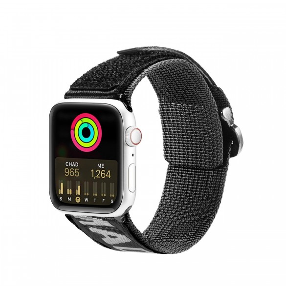 Dux Ducis-rem (utomhusversion) Apple Watch Ultra Strap, SE, 9, 8, 7, 6, 5, 4, 3, 2, 1 (49, 45, 44, 42 mm) Nylonbandsarmband S