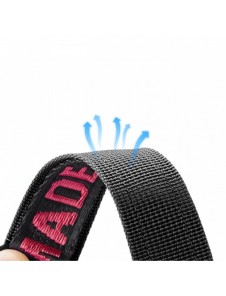 Dux Ducis-rem (utomhusversion) Apple Watch Ultra Strap, SE, 9, 8, 7, 6, 5, 4, 3, 2, 1 (49, 45, 44, 42 mm) Nylonarmband svart
