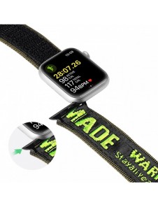 Dux Ducis-rem (utomhusversion) Apple Watch Ultra Strap, SE, 9, 8, 7, 6, 5, 4, 3, 2, 1 (49, 45, 44, 42 mm) Nylonbandsarmband S