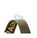 Dux Ducis-rem (utomhusversion) Apple Watch Ultra-rem, SE, 9, 8, 7, 6, 5, 4, 3, 2, 1 (49, 45, 44, 42 mm) gult armband med nylo
