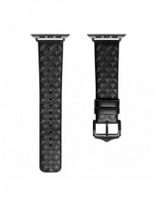 Dux Ducis Strap Läderklocka 7 Band 7/6/5/4/3/2 / SE (41/40 / 38mm) Armband Armband Äkta Läder Armband Svart (Enland Version)