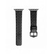 Dux Ducis Strap Läderklocka 7 Band 7/6/5/4/3/2 / SE (41/40 / 38mm) Armband Armband Äkta Läder Armband Svart (Enland Version)