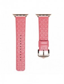 Dux Ducis Strap Läderklocka 7 Band 7/6/5/4/3/2 / SE (45/44 / 42mm) Armband Armband Äkta Läder Armband Röd (Enland Version)