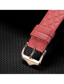 Dux Ducis Strap Läderklocka 7 Band 7/6/5/4/3/2 / SE (45/44 / 42mm) Armband Armband Äkta Läder Armband Röd (Enland Version)