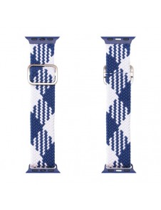 Dux Ducis Strap Watch 7 Band 7/6/5/4/3/2 / SE (41/40 / 38mm) Armband Armband Armband Blå/Vit (blandningsversion)