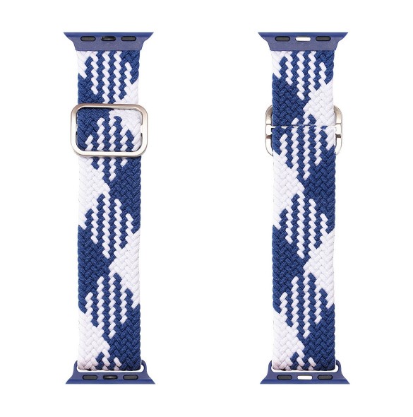 Dux Ducis Strap Watch 7 Band 7/6/5/4/3/2 / SE (41/40 / 38mm) Armband Armband Armband Blå/Vit (blandningsversion)