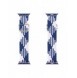Dux Ducis Strap Watch 7 Band 7/6/5/4/3/2 / SE (41/40 / 38mm) Armband Armband Armband Blå/Vit (blandningsversion)